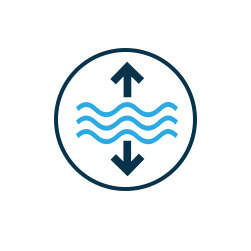 Water depth icon