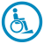 wheelchair ramp feature icon