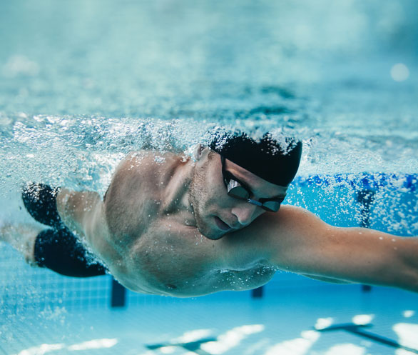 Man swimming